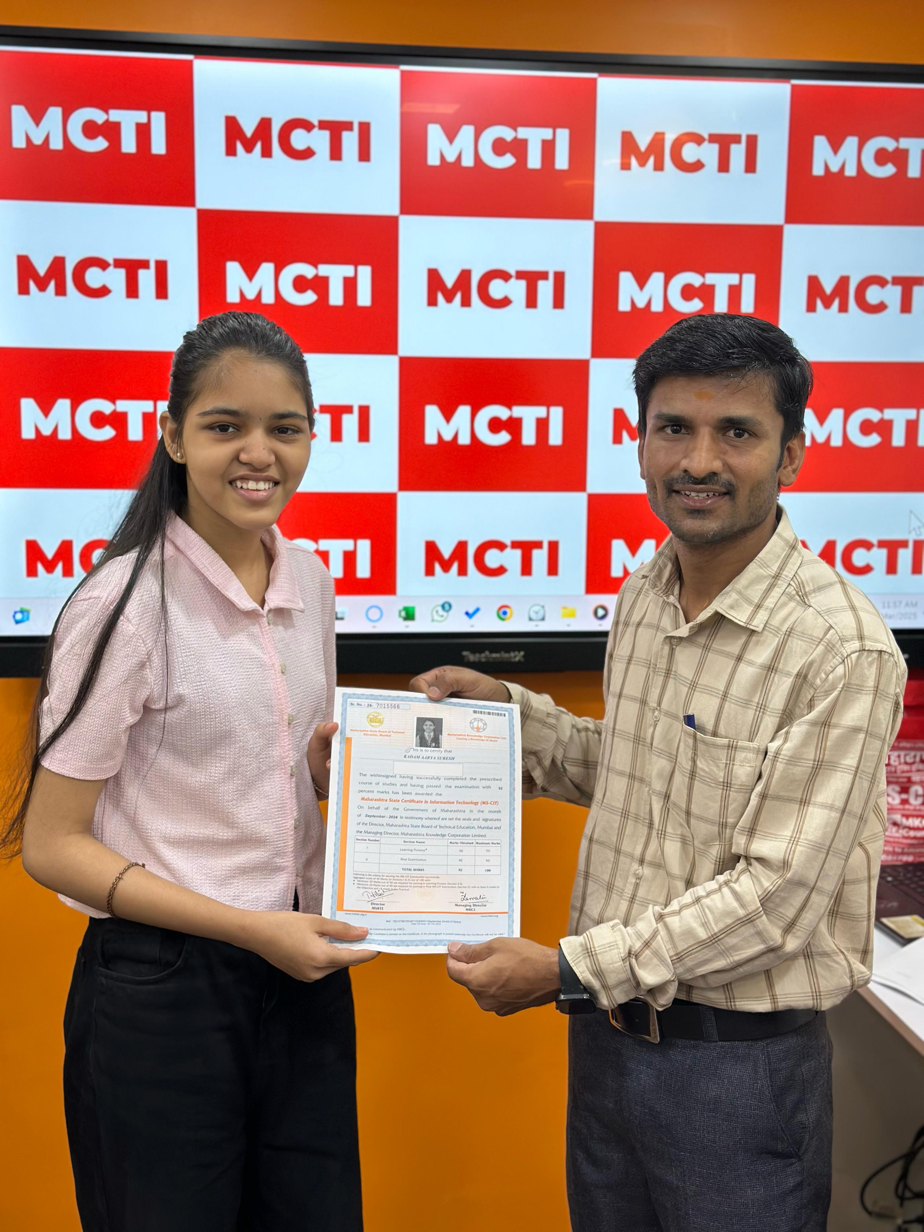 Certificate Distribution - Arya K